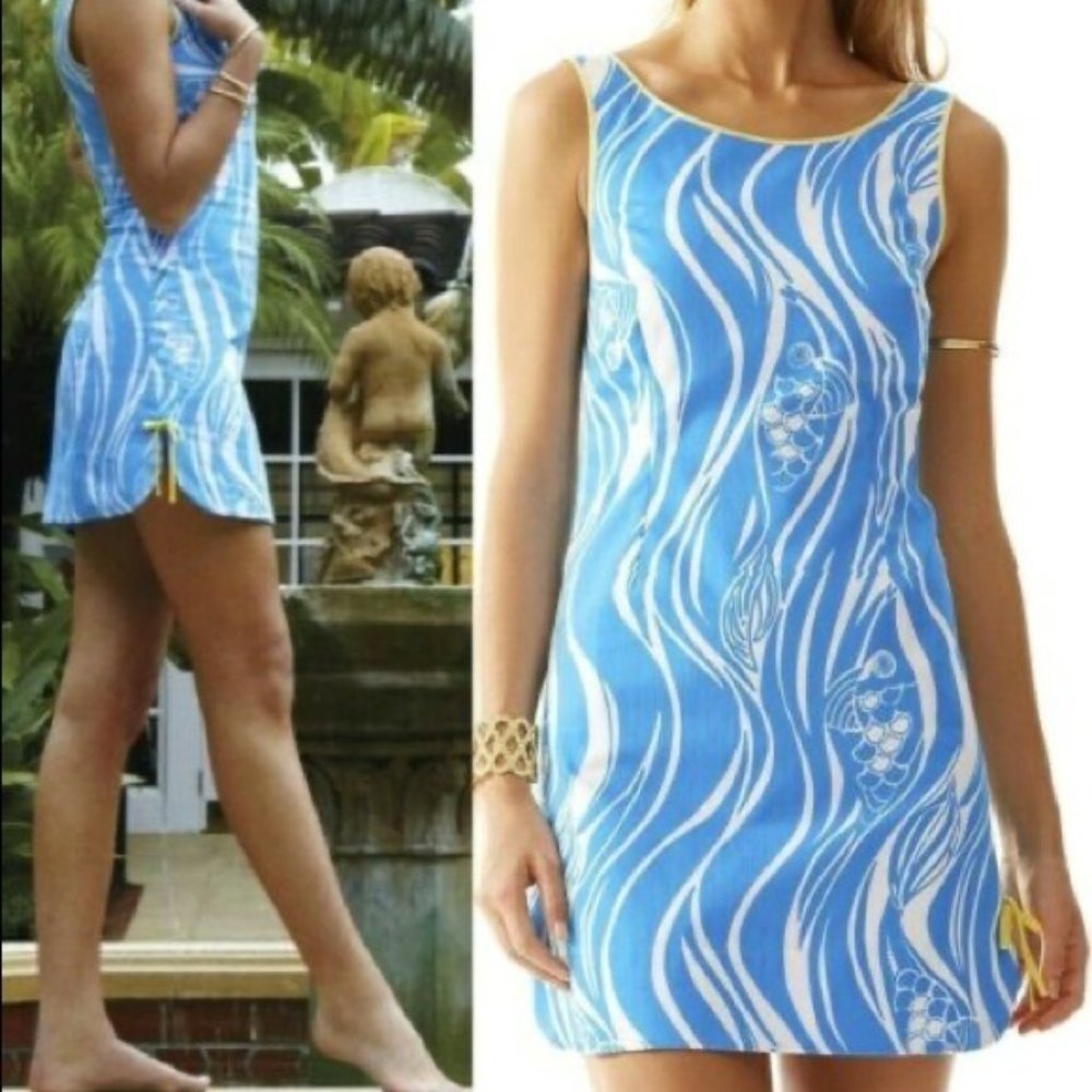Lilly Pulitzer Dress Delia Dress Spike The Punch Style 51748 size:12 - Picture 5 of 8